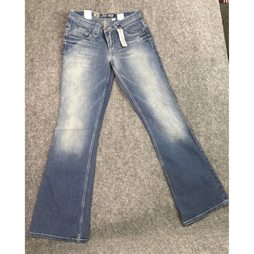 Cruel Girl Low Rise Jeans 9 Long Bootcut Stretch NWT Y2K